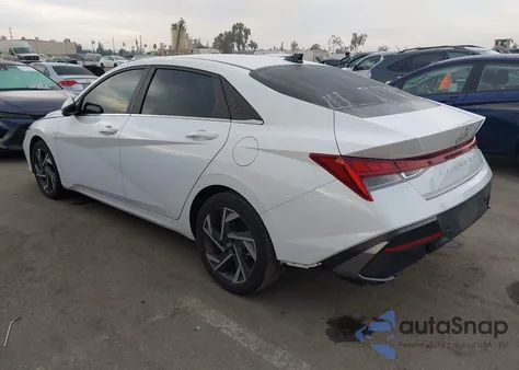 2024 Hyundai Elantra Hybrid Limited from USA, damaged, VIN KMHLN4DJ3RU103441